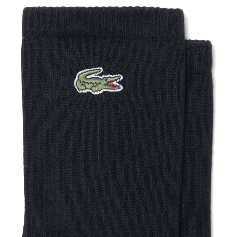 Lot de 3 paires de chaussettes de sport Lacoste noir