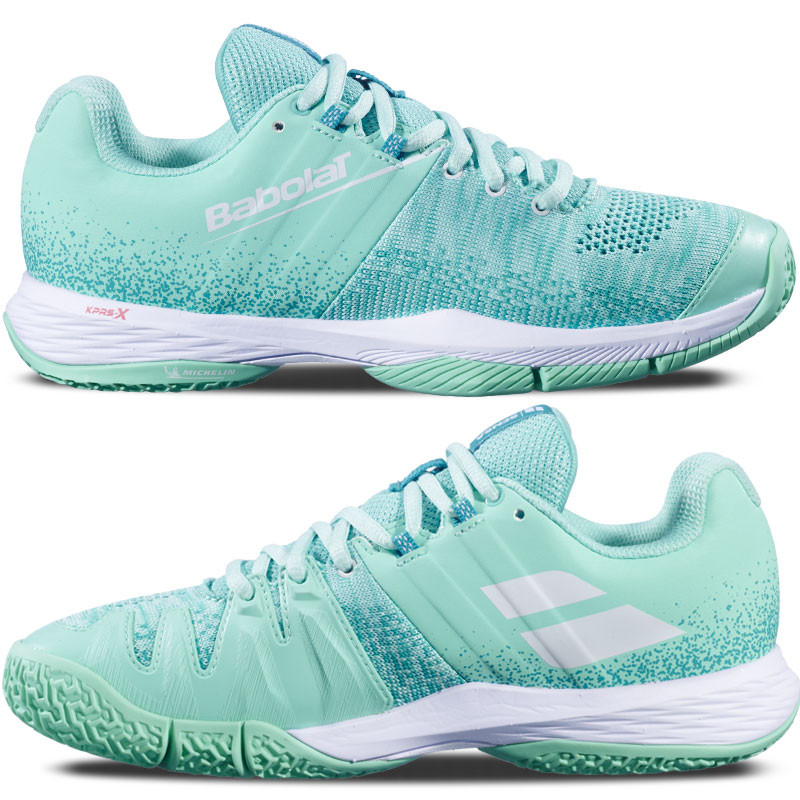 Babolat Sensa - Chaussure de padel pour femme, coloris vert