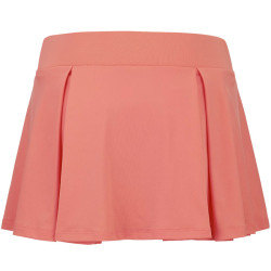 Jupe-short de padel et tennis femme Babolat Perf Skirt, coloris corail
