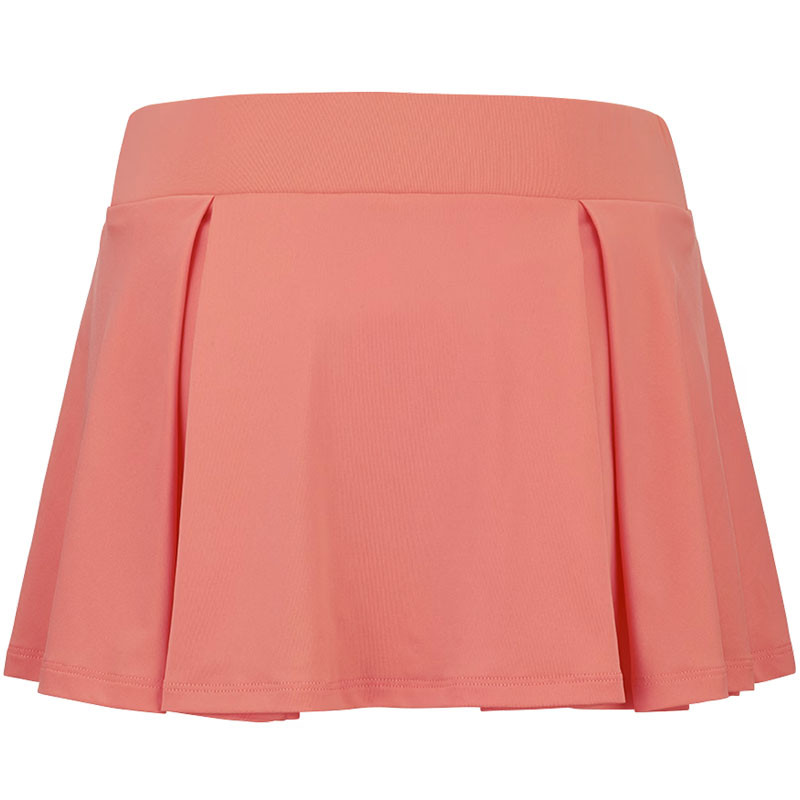 Jupe-short de padel et tennis femme Babolat Perf Skirt, coloris corail