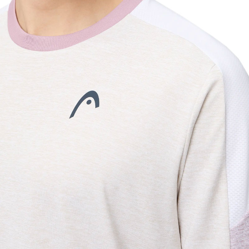 Tee-shirt de tennis homme Head Play Tech blanc - Elégance et performance