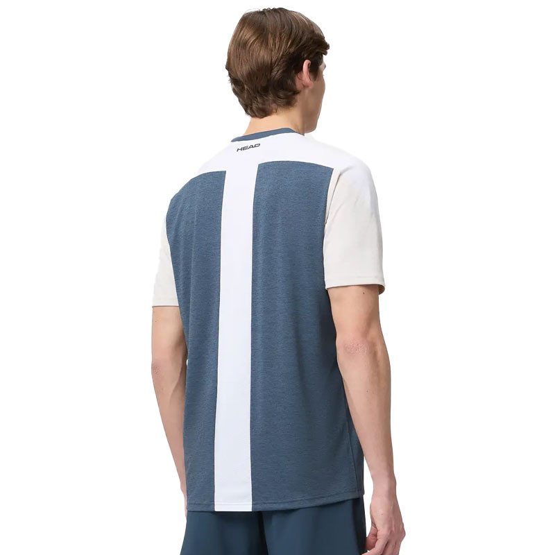 Tee-shirt de tennis homme Head Play Tech marine - Elégant et performant