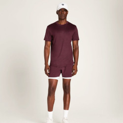 T-shirt de Tennis Homme Wilson Everyday Performance Tee - Bordeaux