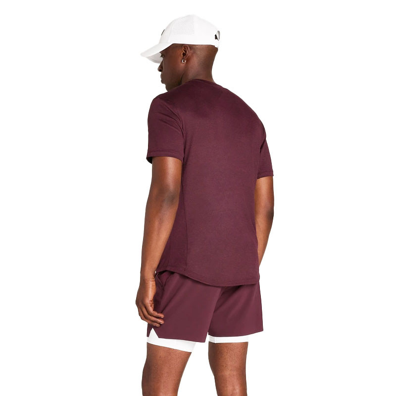 T-shirt de Tennis Homme Wilson Everyday Performance Tee - Bordeaux