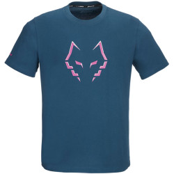 Tee-shirt de padel homme Babolat Cotton Tee Lebrón - Bleu profond