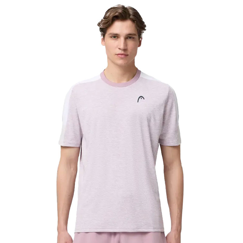 Tee-shirt de tennis homme Head Play Tech rose pâle - Elégant et performant