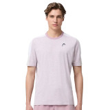 Tee-shirt de tennis homme Head Play Tech rose pâle - Elégant et performant
