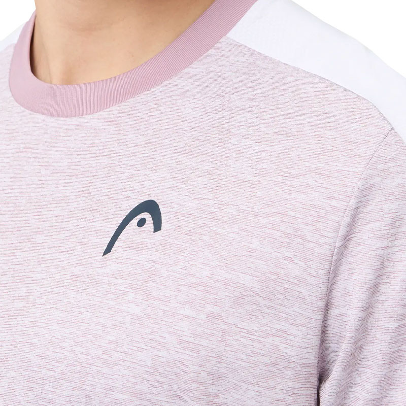 Tee-shirt de tennis homme Head Play Tech rose pâle - Elégant et performant