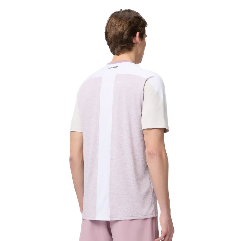 Tee-shirt de tennis homme Head Play Tech rose pâle - Elégant et performant