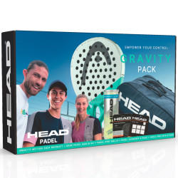 Coffret Padel Head Gravity – Pack Raquette, Sac, Balles, Grips et Spin Strips