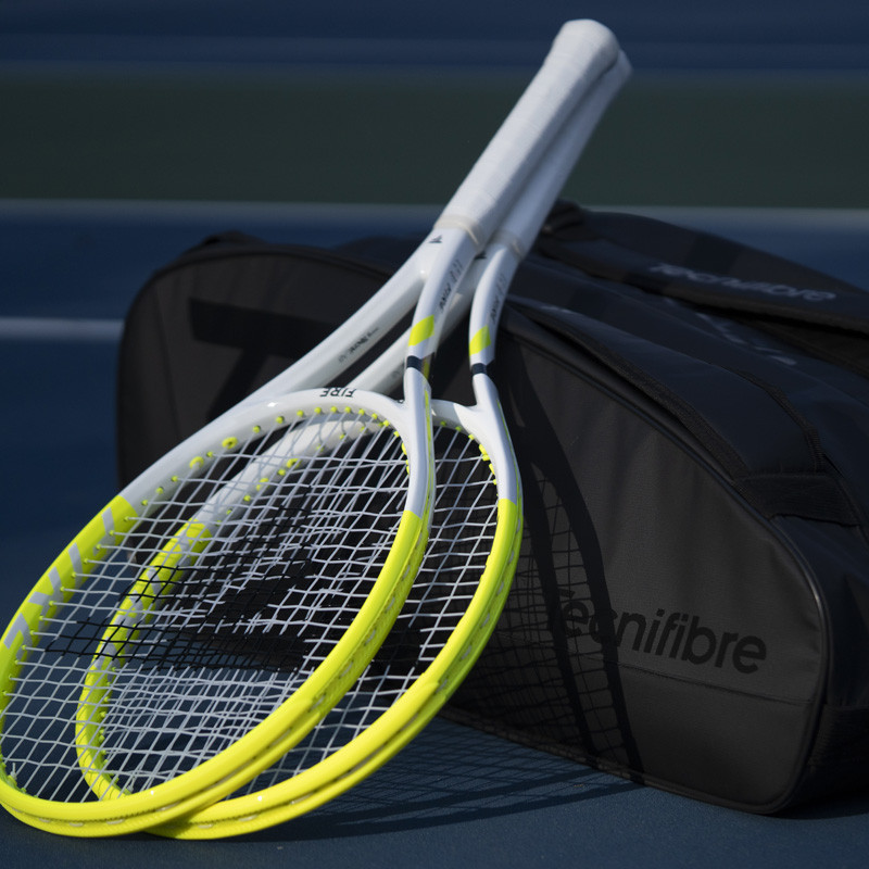 Pack 2 raquettes Tecnifibre Fire 300 avec bobine Razor Soft Offerte