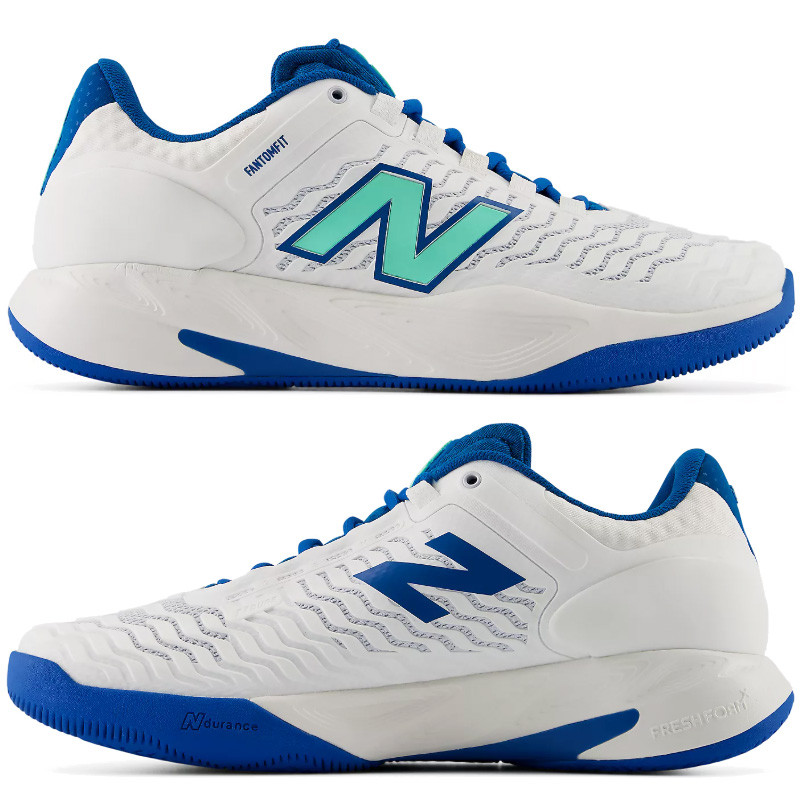 New Balance CT-Rally v2 - Chaussure tennis homme All Court Blanc Bleu