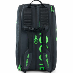 Sac de padel Lacoste L-Paletero coloris Noir et Vert