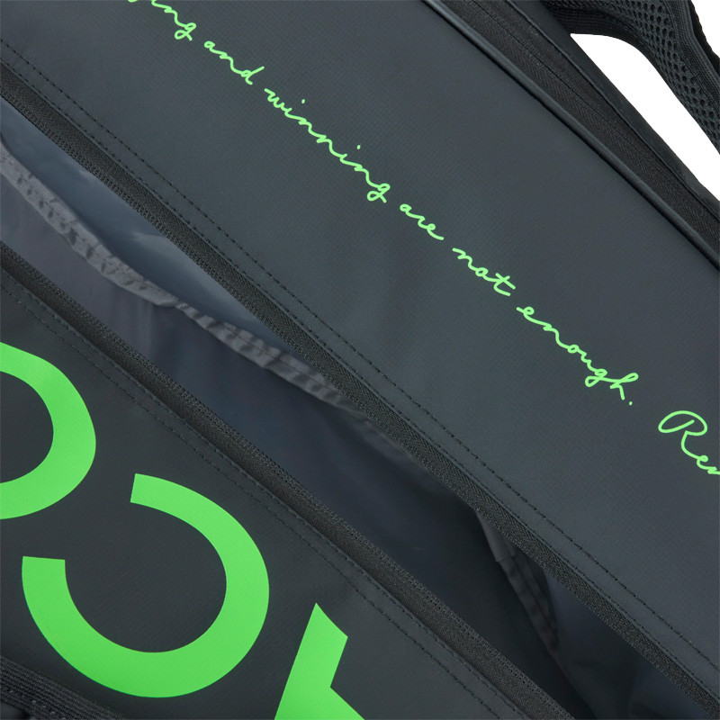 Sac de padel Lacoste L-Paletero coloris Noir et Vert