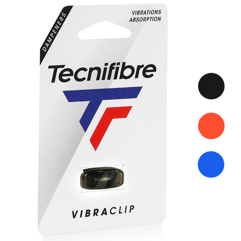 Antivibrateur Tecnifibre Vibra Clip - Coloris noir, rouge, bleu, translucide