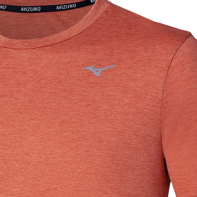 Tee-shirt de sport homme Mizuno Core Impulse Short Sleeve ocre
