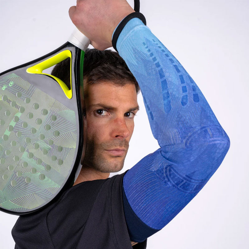 Floky No Strain Evolution - Manchon de Bras Biomécanique Bleu Ice Comet