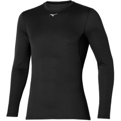 T-shirt à manches longues homme Mizuno Mid Weight Crew noir