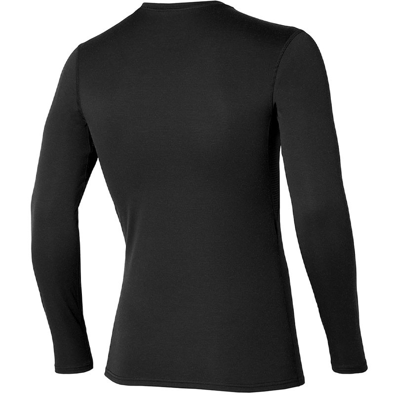 T-shirt à manches longues homme Mizuno Mid Weight Crew noir