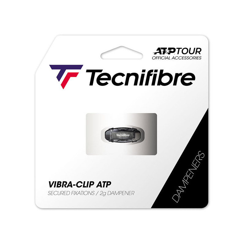 Antivibrateur Tecnifibre Vibra Clip - Coloris noir, rouge, bleu, translucide
