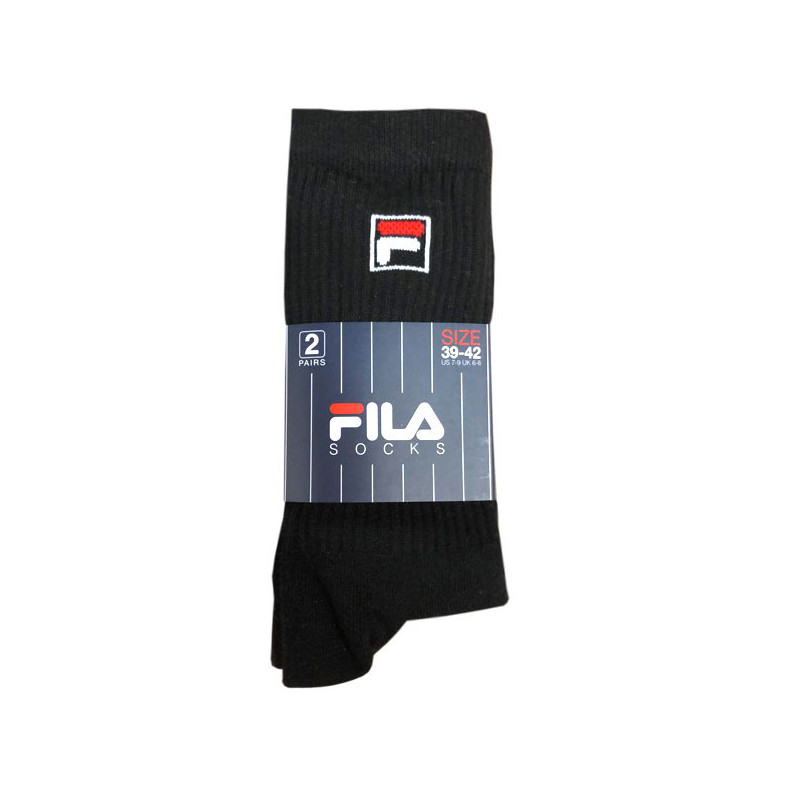 Chaussettes sport Fila x2 noir