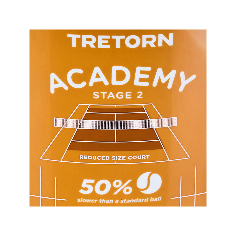 Baril balles stage 2 mini tennis Tretorn