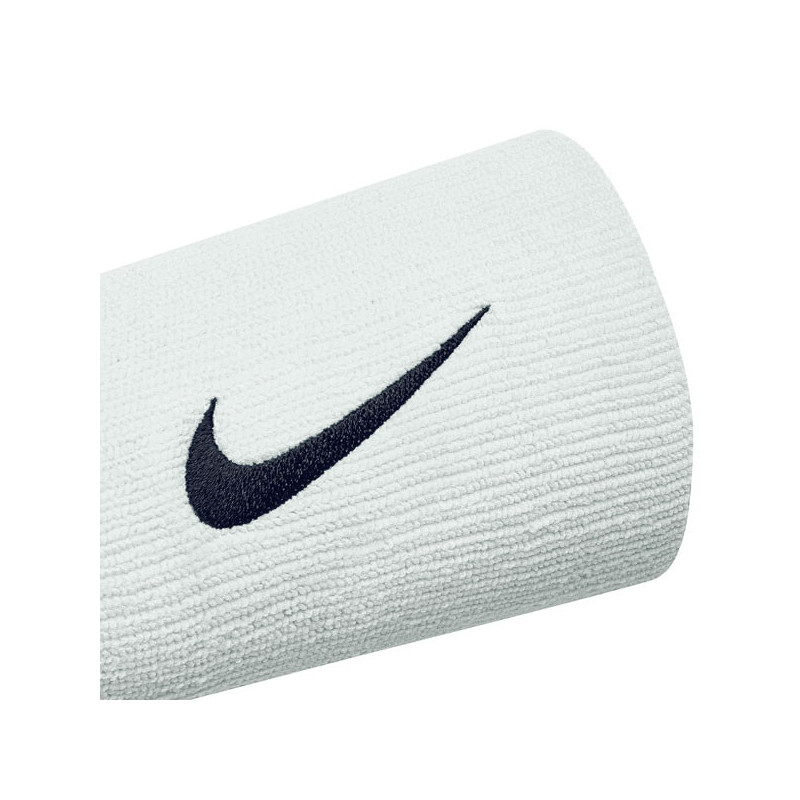 Poignets éponge Nike blanc