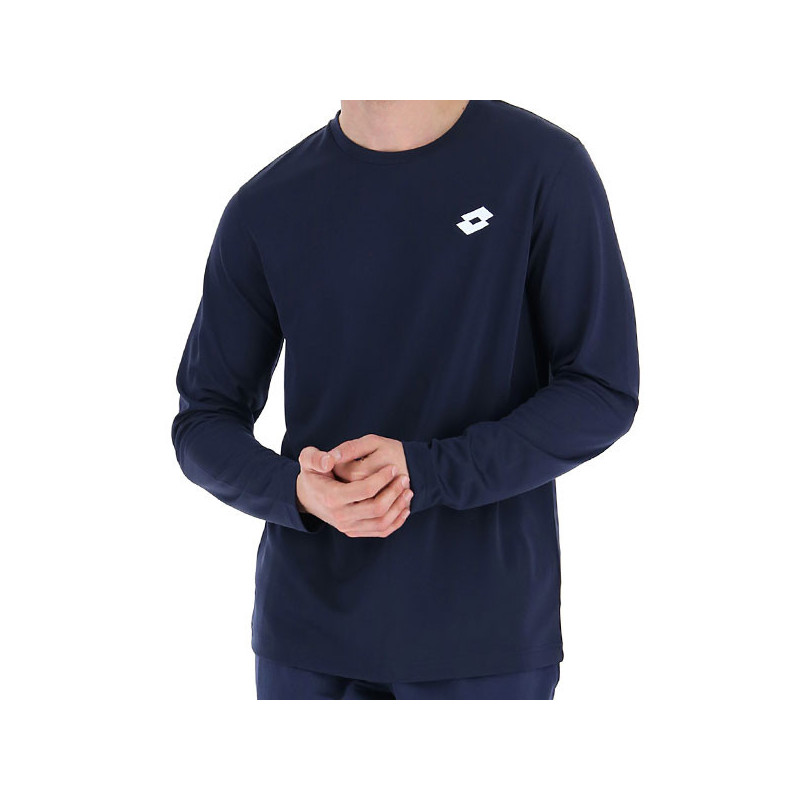 Tee-shirt manches longues lotto bleu marine