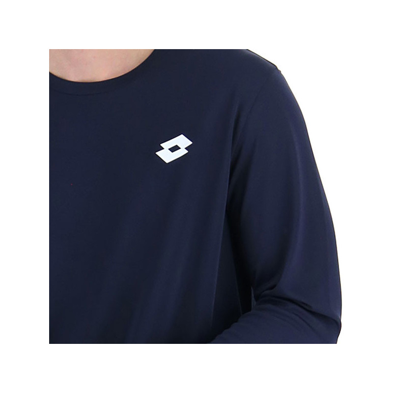 Tee-shirt manches longues lotto bleu marine