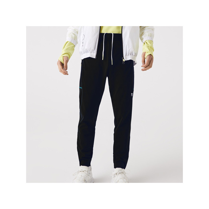 Pantalon Sport Lacoste noir fuselé