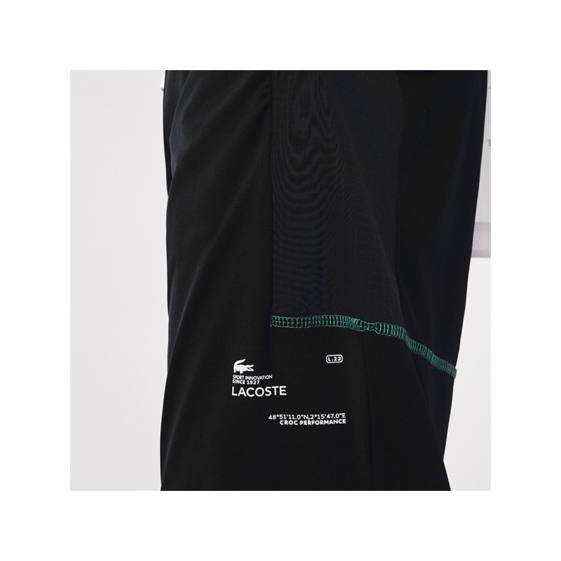Pantalon Sport Lacoste noir fuselé