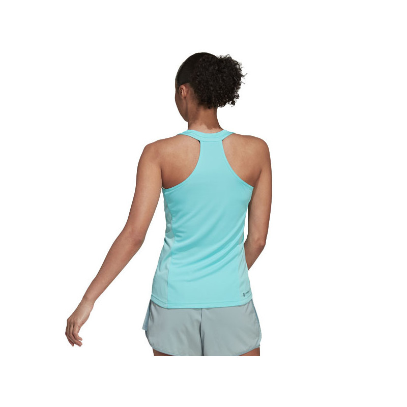 Débardeur tennis femme Adidas bleu