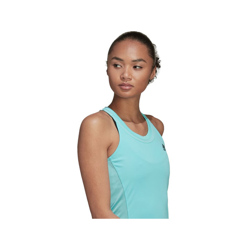 Débardeur tennis femme Adidas bleu