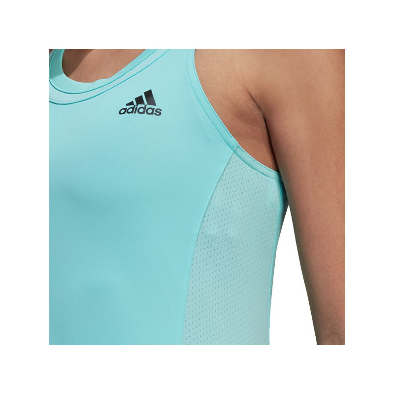 Débardeur tennis femme Adidas bleu