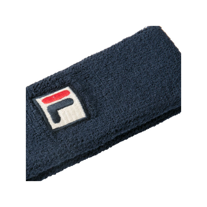 Bandeau éponge Fila bleu marine