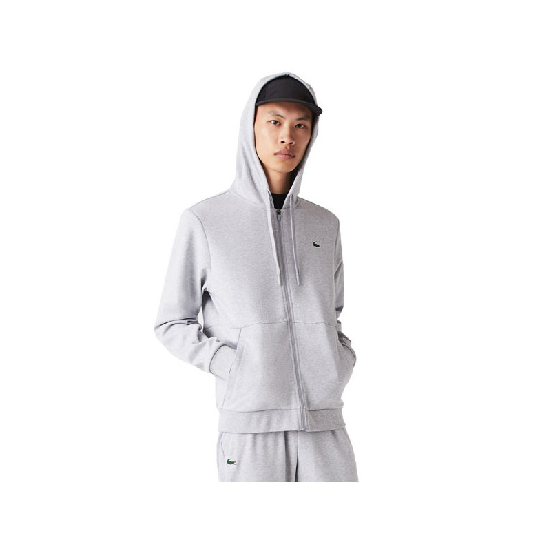 Sweat capuche zippé Lacoste Classic Theme